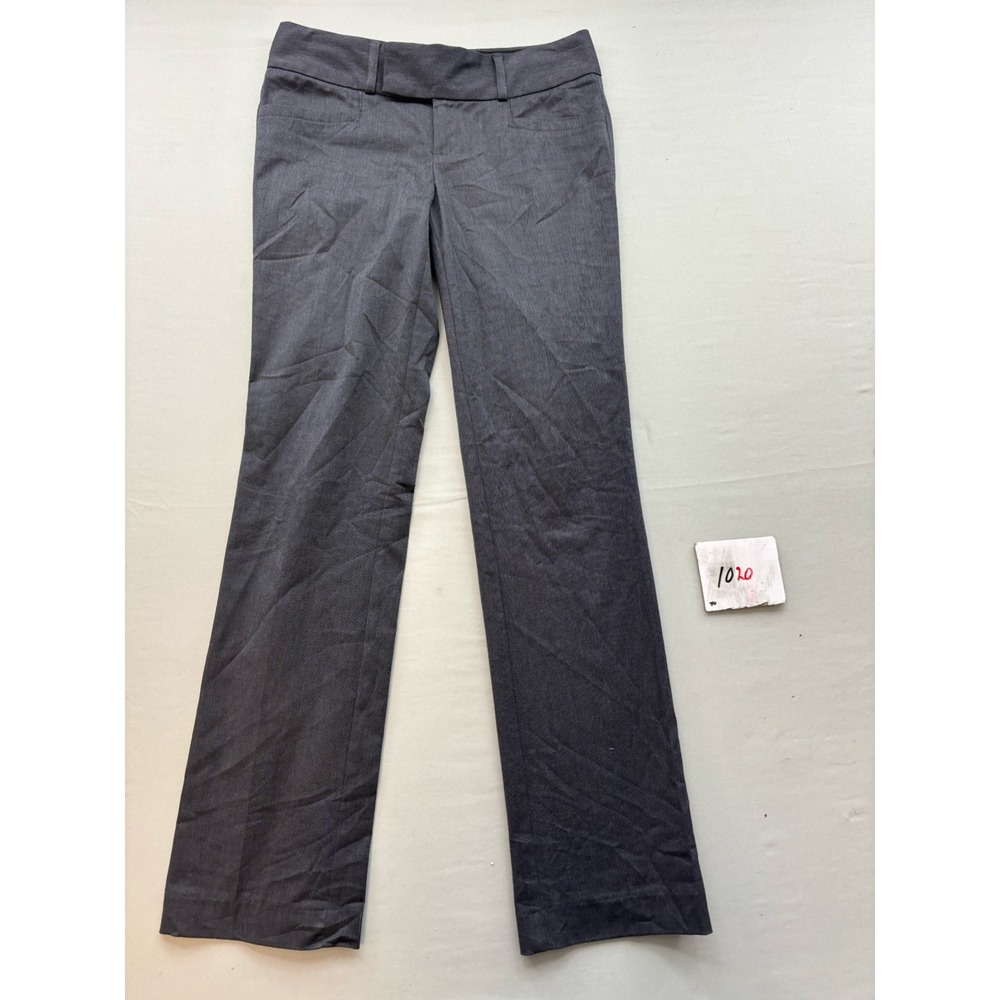 Banana Republic Ryan Fit Gray Straight Leg Dress Pants Size 0S Charcoal Office